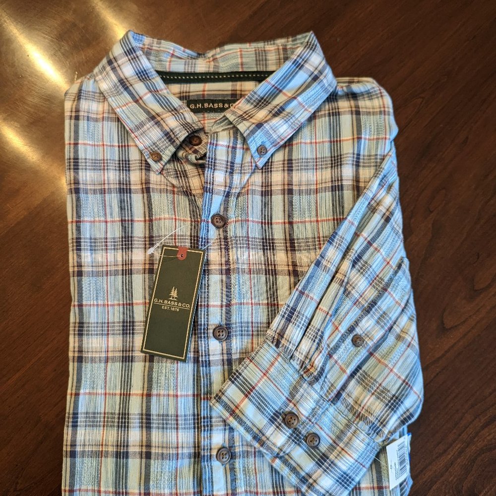GH Bass causal button down shirt